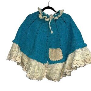 Handmade Crochet Cape Poncho For Women